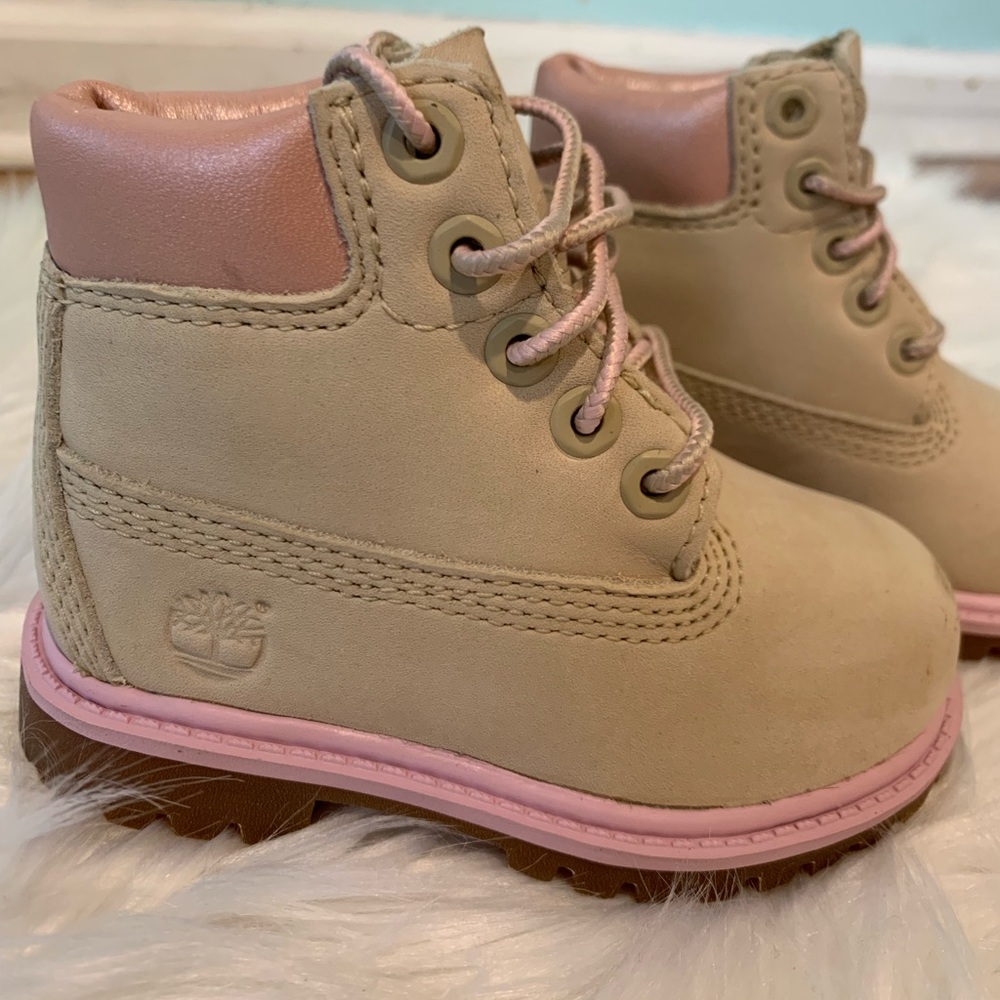 Timberland tan toddler boots